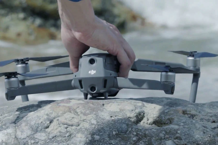 flying drone with camera